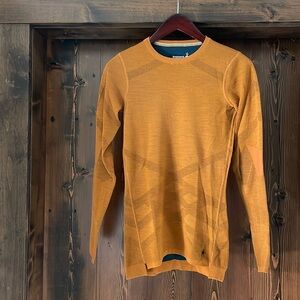 Smartwool Intraknit Thermal Merino Crew Top bronze size S